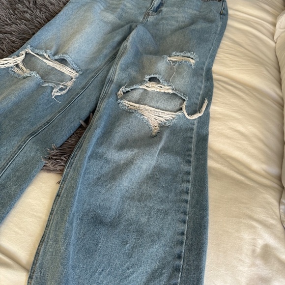 ABOUND WIDE LEG HIGH WAIST JEANS ANKLE SIZE 29 - Picture 2 of 4